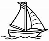 Boat Coloring Pages Drawing Paper Kids Boats Printable Sailboat Simple Row Colouring Boot Color Zum Malvorlage Craft Print Ausmalbilder Book sketch template