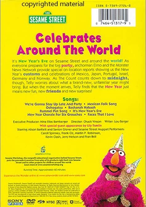 Sesame Street Celebrates Around The World Dvd 2004 Dvd