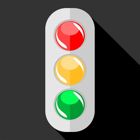 vector    traffic light icon