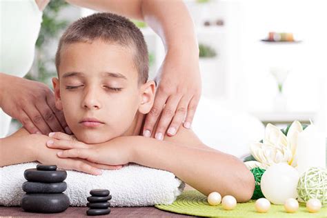 kids massage stock  pictures royalty  images istock