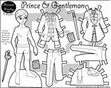 Paper Dolls Coloring Doll Printable Boy Prince Pages Monday Thin Marisole Color Clothes Paperthinpersonas Personas Gentleman Print Friends Click Pdf sketch template