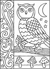 Coloring Dover Pages Book Publications Owl Books Owls Adults Doverpublications Adult Colouring Welcome Doodle Zb Samples Uil Kleurplaat Dahlen Noelle sketch template