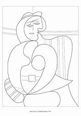 Picasso Coloring Pages Pablo Printable Getdrawings Color Getcolorings sketch template