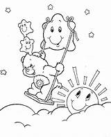 Coloring Pages Care Bear Cheer Bears Funshine Popular Coloringtop sketch template