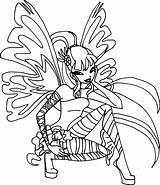 Winx Musa Sirenix Imprimer Bloom Enchantix Tecna Mythix sketch template