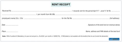original house rent receipt template word document india beautiful