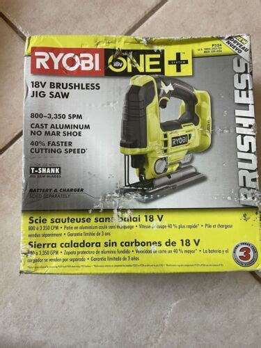 Ryobi 18 Volt One Cordless Brushless Jig Saw Tool Only P524 Ebay