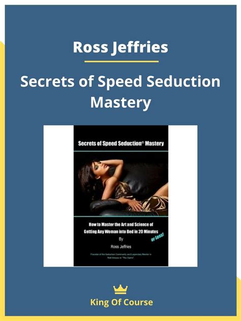 Ross Jeffries – Secrets Of Speed Seduction Mastery Loadcourse Best