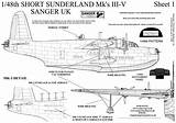 Short Sunderland Mk Mark Vary According Listings Kits Contents Note Following Please Show Will sketch template