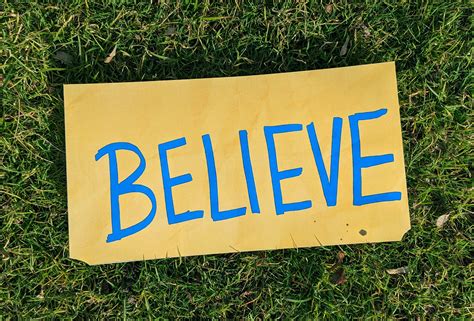Ted Lasso Believe Wall Sign Replica Optimism Positivity Etsy