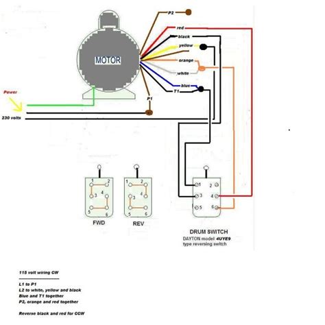 electric fan motor winding diagram