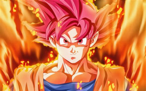 Download 1920x1200 Wallpaper Super Saiyan God Goku