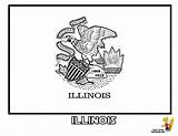 Illinois Yescoloring Gallant Flages Kansas sketch template