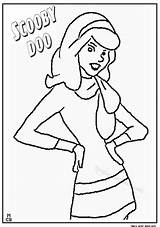 Doo Scooby Coloring Daphne Pages Printable Getcolorings Getdrawings sketch template