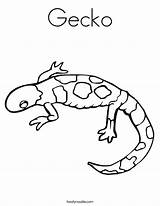 Gecko Coloring Pages Drawing Template Geico Geckos Twistynoodle Google Outline Animal Kids Getdrawings Noodle Print Built California Usa Leopard Printables sketch template