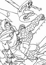 Coloring Doom Pages Doctor Fantastic Four Blasted Color Print Super Hellokids Heroes La sketch template
