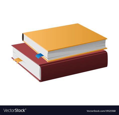 books  hardcovers lie    vector image