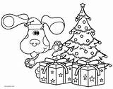 Clues Blues Coloring Pages Christmas Printable Kids Cool2bkids sketch template