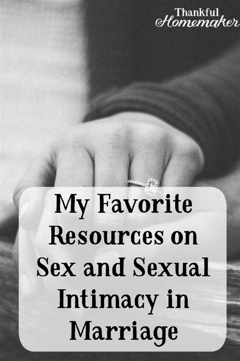 my favorite resources on sex and sexual intimacy in