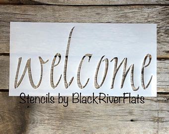 reusable stencils  wood signs  diy  blackriverflats wall