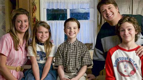 young sheldon meet  casts real life families
