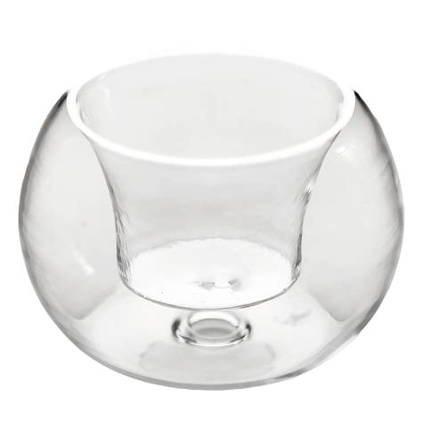 6 Pack 2 5 Crystal Clear Glass Globe Votive Candle Holder Set