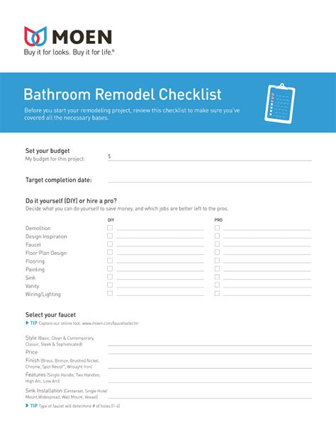 printable bathroom remodel checklist   xxx hot girl