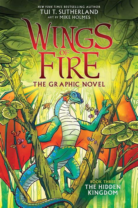 hidden kingdom wings  fire graphic  library binding