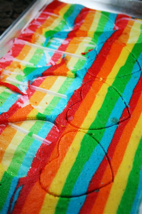 Rainbow Heart Surprise Inside Cake   Mom Loves Baking