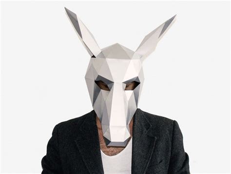 donkey maskdiy printable animal head instant