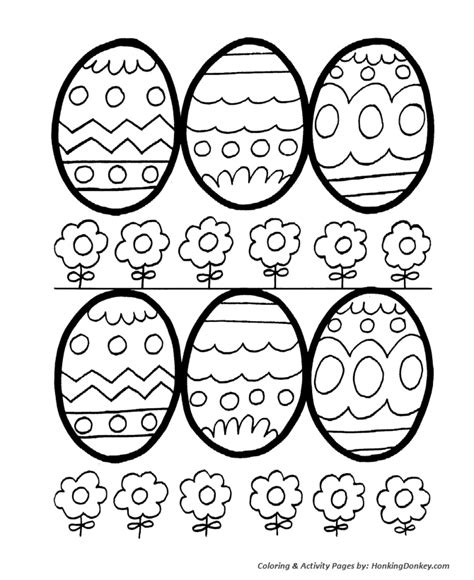 easter egg coloring pages decorative easter eggs  coloring sheet