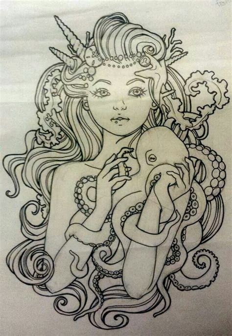 Mermaid Tattoo Mermaid Tattoos Mermaid Drawings Mermaid Art