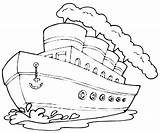 Steamship Transportation sketch template