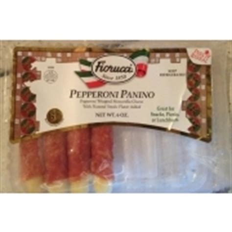 fiorucci pepperoni panino pepperoni wrapped mozzarella cheese  natural smoke flavor added
