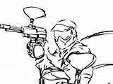 Paintball Coloring Pages Template sketch template