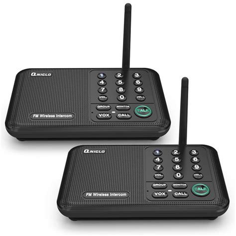 buy intercoms wireless  home  feet long range house intercom system  channels