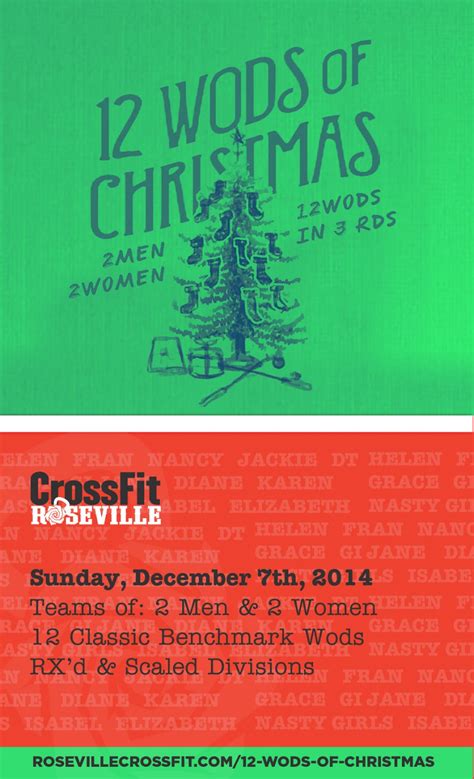 wods  christmas crossfit roseville