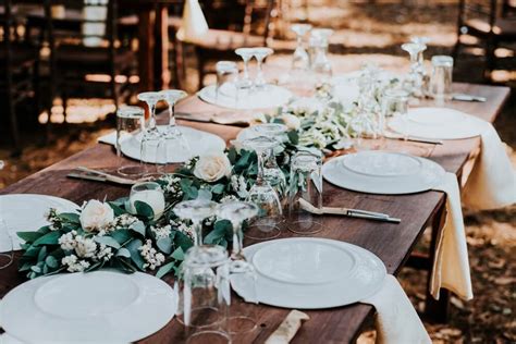 wedding tablescape theme tips organic  supply