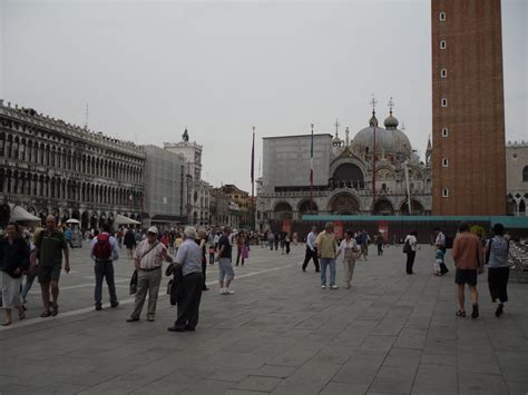 Venice Italy Piazza San Marco Or St Mark S Square By