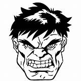 Hulk Face Drawing Head Getdrawings sketch template