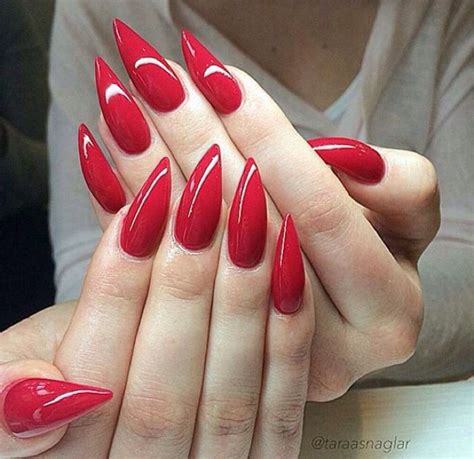 red stiletto nails polish me red stiletto nails red acrylic nails nails
