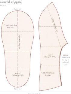 image result  adult slipper pattern template sewing slippers diy
