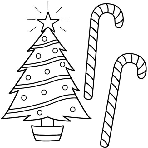 christmas candy cane coloring pages coloring home