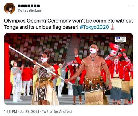 tokyo olympics pita taufatofua goes viral as tongan athlete goes
