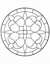 Templates Stain Mandala sketch template