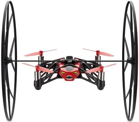 parrot minidrone rolling spider red drone