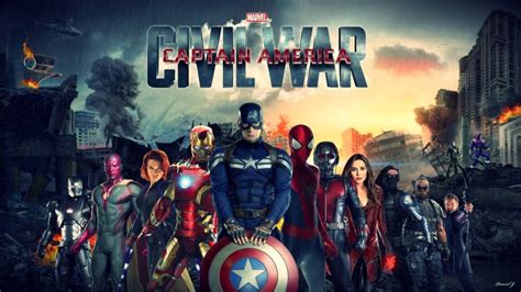Обои киновселенная Marvel гражданская война фигурка супер