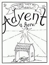 Hope Nativity Calendar Coloringhome Manger Michael Joseph Early 101coloring sketch template