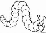 Caterpillar Coloring Pages Cartoon Kids Printable sketch template
