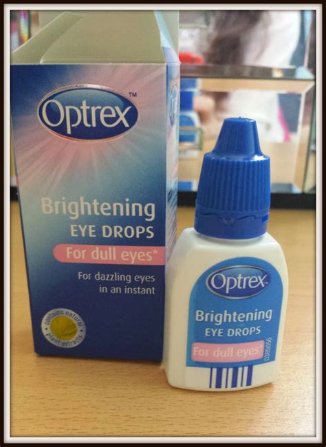 optrex brightening eye drops  dull eyes   tested glitz